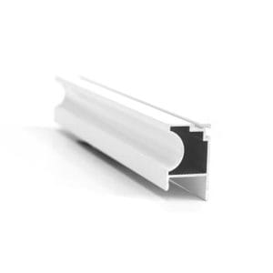 Perfil Aluminio Blanco AND Claro 18mm