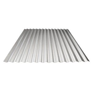 Panel metálico Chapanel Armco color grafito instalado en fachada de diseño.