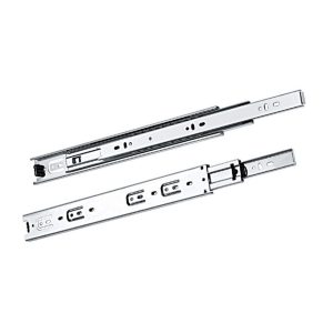 Guía telescópica de acero Meaton de 30cm para cajones pequeños.